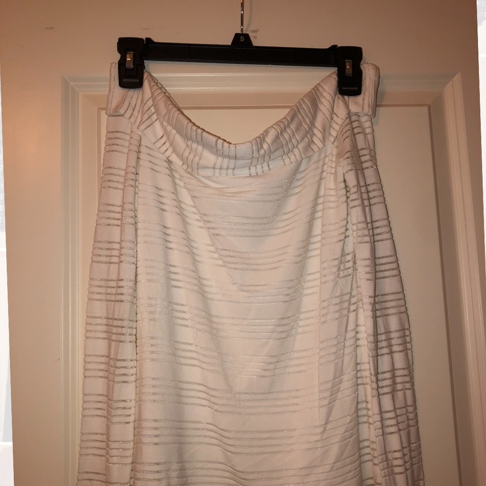 White Off the Shoulder Shirt